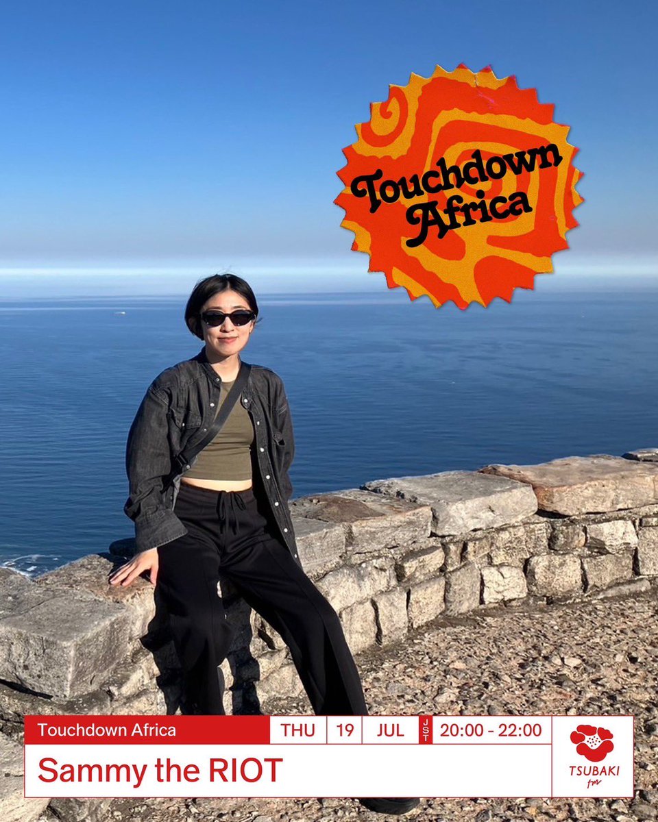 tsubakifm's tweet image. #tsubakifm Thursday💫 "Touchdown Africa" Hosted by @asamishima her own African music selections. Broadcasting from 20:00-22:00(JST). Tune in⏩ tsubakifm.com