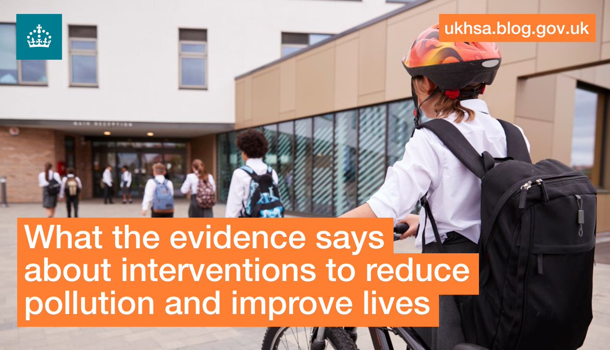 It’s #CleanAirDay. 🌥
We know air pollution harms health, but what helps tackle it? In our blog post, Karen Exley, our Air Quality and Public Health Lead, shares what the evidence suggests about interventions that are effective.
🔗 ukhsa.blog.gov.uk/2025/06/19/wha…
