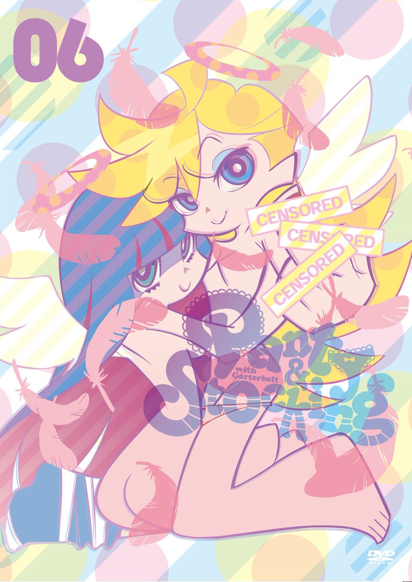 ⚡旧作Blu-ray発売まであと6️⃣日！⚡

旧作『Panty &amp; Stocking with Garterbelt』Blu-ray BOX “All-Time Bitch Edition”発売を記念して、
2010年に発売されたDVDのパッケージイラストでカウントダウン！📀⚡

第6巻はパンティ＆ストッキングのジャケット👼

▼Blu-ray商品情報はこちら