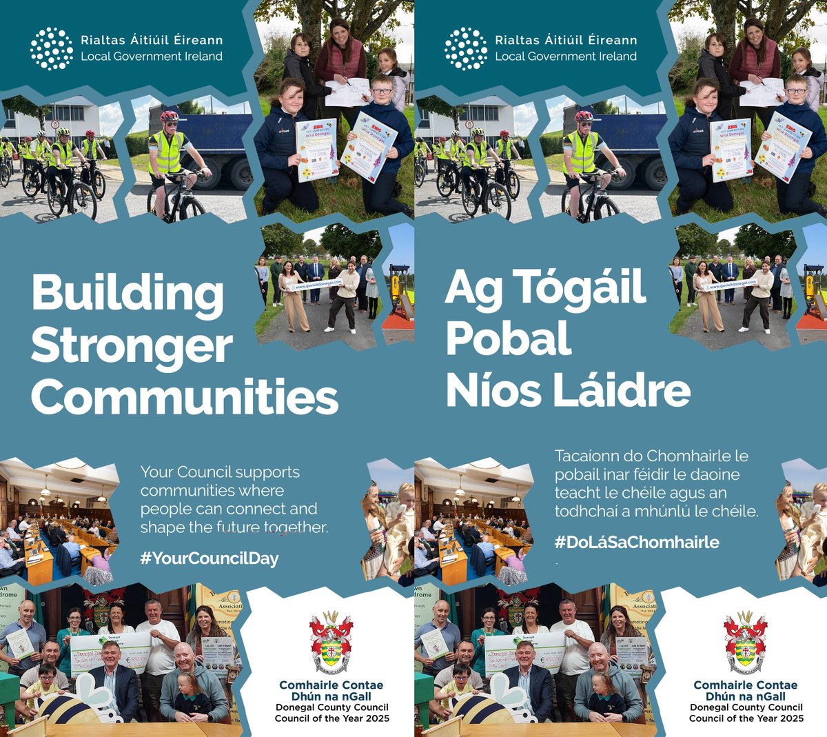 Donegal County Council will join local authorities across Ireland on Friday, 27 June to mark #YourCouncilDay, a national campaign promoting the vital work of city and county councils and the people behind the services

Full details - donegalcoco.ie/en/news/2025/j…

#Donegal