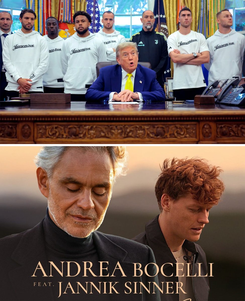 In meno di 24 ore il generatore casuale ha prodotto Trump che parla di bombe con la Juventus alla spalle e Sinner che duetta con Bocelli