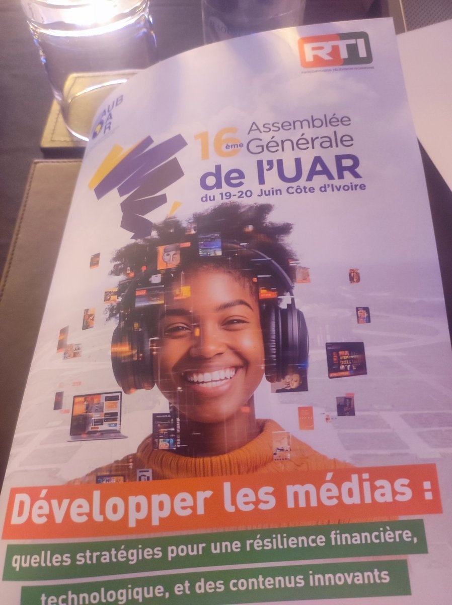 JulAppia's tweet photo. La 16e Assemblée Générale de l’Union Africaine de Radiodiffusion (UAR) s’ouvre dans un contexte de transformation profonde des médias. Les enjeux sont cruciaux pour l’avenir du secteur audiovisuel africain. #UAR2025 #MédiasAfricains #RTI https://t.co/mYgRou4zxu