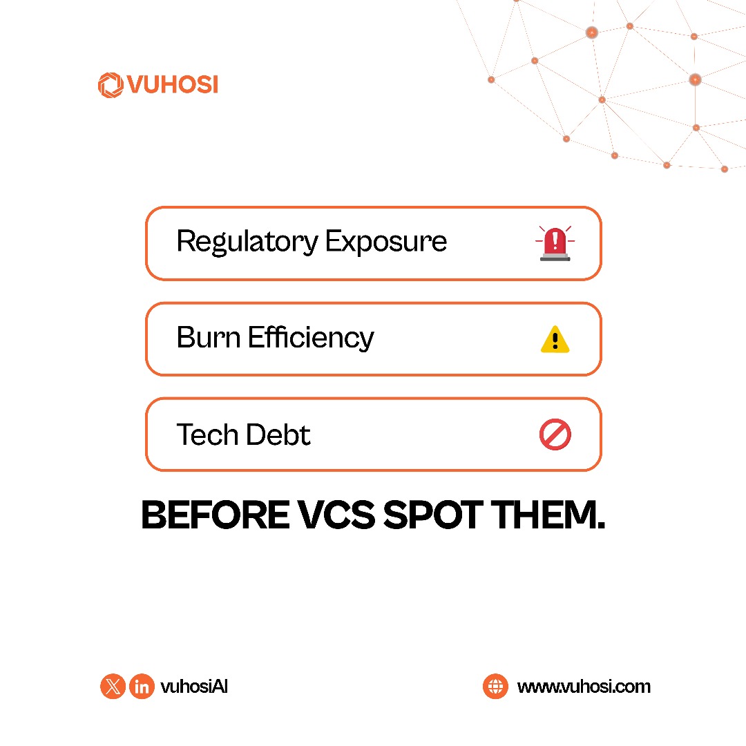 VuhosiAI's tweet photo. 🧠 “Here’s what our AI agents actually look at in your pitch deck (hint: it’s not just your slides).”

Let’s be honest. Your pitch deck is just the starting point.

At Vuhosi, our AI agents don’t stop at slide titles and buzzwords. They dive deep into the substance behind your story.

💡 What do they really examine?

✔️ Vision & Market Fit – Is your problem clearly defined? Is your TAM real or wishful thinking?
 ✔️ GTM Strategy – Does your go-to-market actually match your product maturity and buyer type?
 ✔️ Team Graphs – We analyze more than bios. We model capacity, coverage, and credibility.
 ✔️ Traction Signals – Retention, revenue quality, partnerships. We evaluate patterns, not vanity.
 ✔️ Risk Factors – Regulatory flags, execution gaps, capital inefficiencies. Before investors spot them.

But here’s the real power:
 🔍 Our agents run external validation checks, pulling in public data, benchmarks, competitor insights, and market conditions to contextualize your pitch.

Because founders deserve to know how they’ll be evaluated before the room.
 And investors deserve diligence that doesn’t stop at a static deck.

This is not slide scoring.
 This is real-time startup intelligence.

🚀 Fund smarter. Invest smarter.
 👉 https://t.co/XKWXTbfORD

#Vuhosi #PitchDeck #StartupFunding #DueDiligence #AIforVC #Founders #DealFlow #InvestorTools #BuildInPublic #AIcopilot #VentureCapital #AngelInvesting #EarlyStageStartups