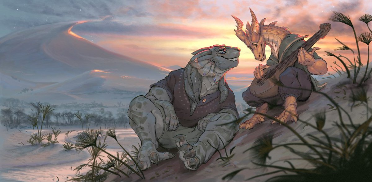 Ametat2's tweet image. 🌻 Warm pieces for the summer swelter! c: 🌻
🌄Full-time freelance fantasy artist, creating pieces for Glyde, Wild North, Arenanet Partner Program, and individual c0mms! 🌄
☀️Find my m3rch st0re 🛍️, c0mm info 🎨, and all of my socials on my website ⬇️!☀️
ametat.art