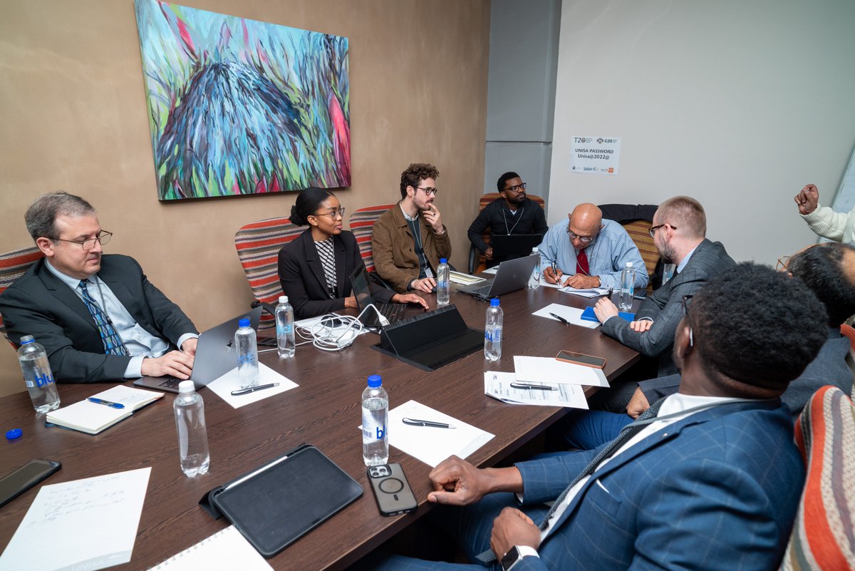 South African Institute of International Affairs (@saiia_info) on Twitter photo SAIIA, <a href="/IGD_SA/">IGD</a> and <a href="/ujipatc/">Institute for Pan-African Thought and Conversation</a> are proud to host the
<a href="/T20org/">T20 South Africa</a> Midterm Conference on 19-20 June.
Today (Day 1), delegates are deep in taskforce discussions and working on finalising recommendations for the <a href="/g20org/">G20 South Africa</a>.
➡️View the programme and livestream info: t20southafrica.org/events/t20-sou… SAIIA, <a href="/IGD_SA/">IGD</a> and <a href="/ujipatc/">Institute for Pan-African Thought and Conversation</a> are proud to host the
<a href="/T20org/">T20 South Africa</a> Midterm Conference on 19-20 June.
Today (Day 1), delegates are deep in taskforce discussions and working on finalising recommendations for the <a href="/g20org/">G20 South Africa</a>.
➡️View the programme and livestream info: t20southafrica.org/events/t20-sou…