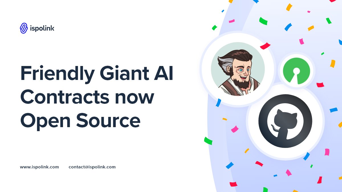 🤖 Marking new tech Milestone: Friendly Giant smart contracts are live &amp; open source 🚀

👨‍💻#GIANTAI Agent links user's on-chain activity and enables smart prompt-functions within our app, powered by crypto transactions on <a href="/base/">Base</a> 

⛏GitHub: github.com/ispolink/frien…