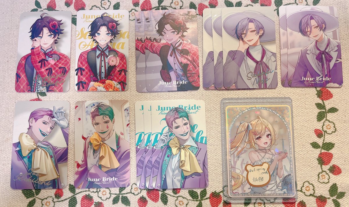 el_spring_cards's tweet photo. [交換/譲渡]Prism Heart June Bride ジューンブライド ウェディング チェキ風カード A

譲:画像1
求:画像2の♡(下段1>その他)
ご不快でなければ、
交換の場合当方複数↔お相手様1も可

検索からでもお気軽にお声掛けください。
よろしくお願いいたします。 https://t.co/dhWx6oie2y
