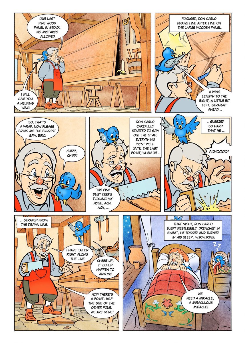 Das neueste Abenteuer von Bionicmania ist Carlo Collodi gewidmet, dem Autor von 'Die Abenteuer von Pinocchio'. 
Story in English 1/2