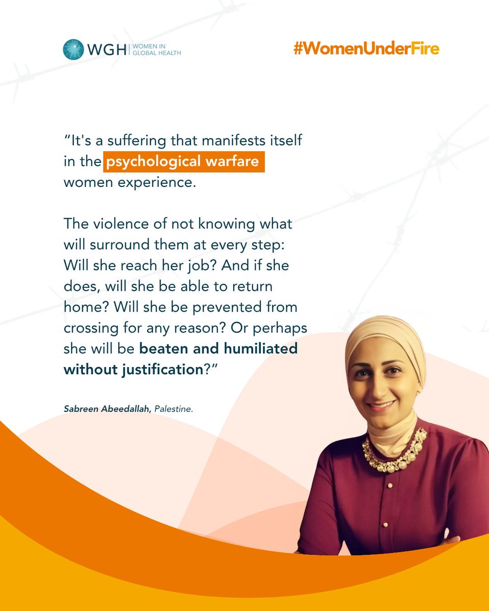 womeninGH's tweet photo. Women health workers are risking their lives in the world’s most dangerous conflict zones, facing an alarming number of attacks.
Their lives, and countless others, depend on it.
#WomenUnderFire #ProtectHealthWorkers #EliminateSexualViolence, https://t.co/PoRmaSypNt