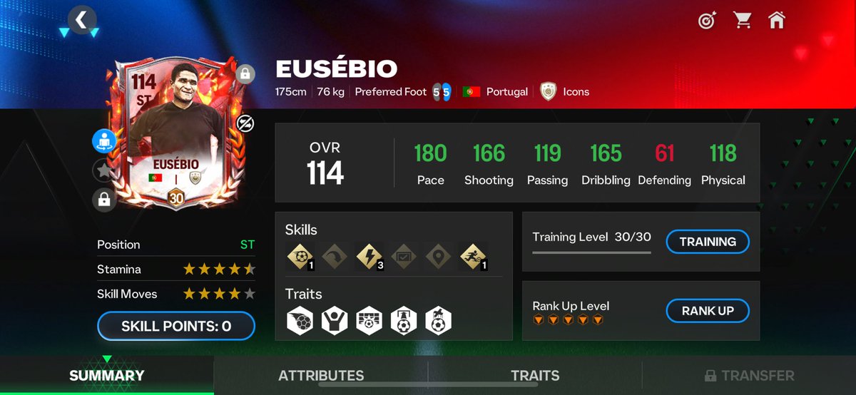 Eusebio maxed out 😍🫠