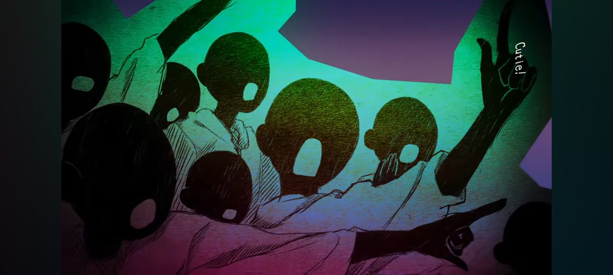 「新曲の「バズビバザヴ」めちゃくちゃかっこええ トワ様の歌い方と曲の雰囲気がめちゃ」|はっちー🐝🏮👯👾のイラスト