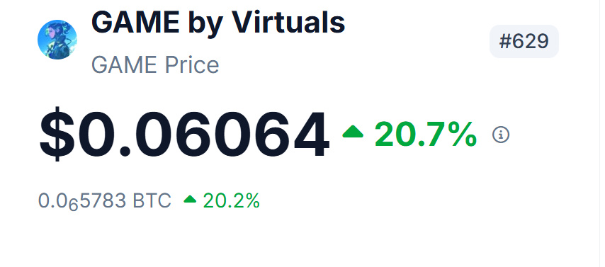 If you know you know 

$GAME is $GAME 😎