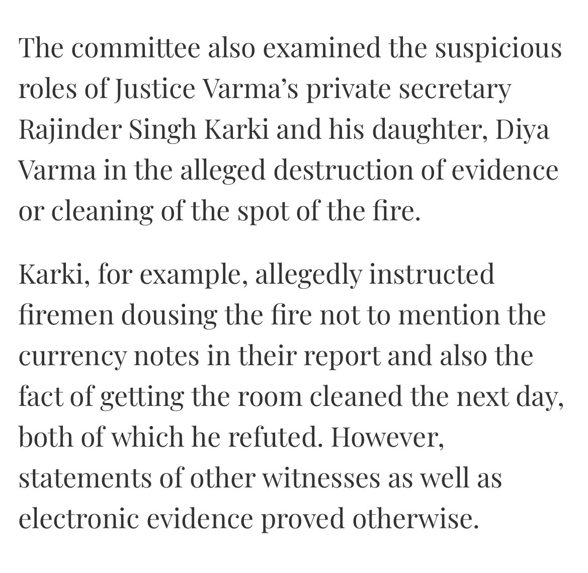 Justice Varma’s probe report is giving me chills. Tells how nothing is okay in Judiciary!!!