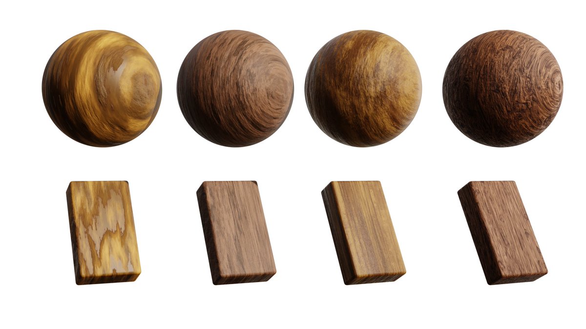 day 1 of starting #blender with procedural wood material tutorial following #Raynkingart