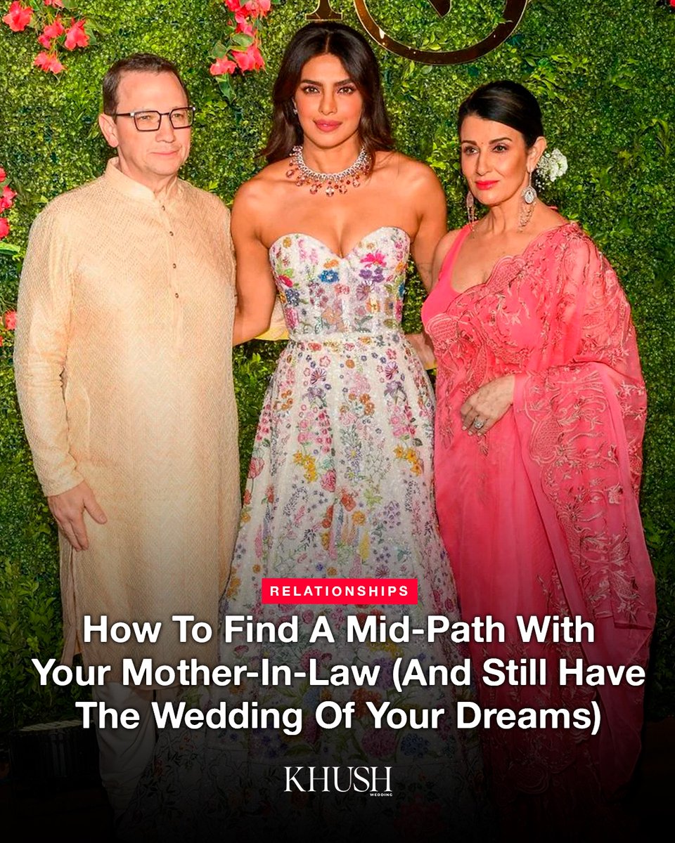 She wants rani pink, you want sage. She says orchids, you say mogras. 327 guests vs. 50. Sound familiar?

Planning a wedding with your MIL can feel like a lehenga-clad dance battle—but peace and your palette are possible.

MIL survival guide: khushwedding.com/inspiration/20…
