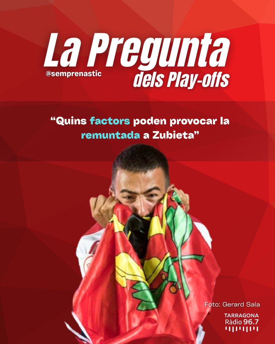 🔴| Arriba #LaPregunta, l'última de la temporada...

🗨️| Us llegim!

#SempreNàstic #SanseNàstic #FinalPlayoff