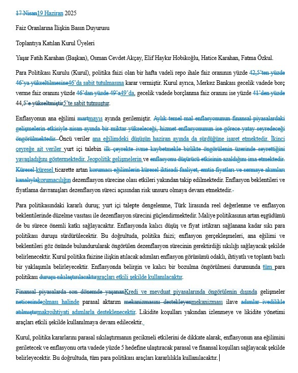 ozlemderici's tweet image. Faiz koridorunun üst bandı bir belirsizlikle mücadele enstrümanı. TCMB risklerin realize olması durumunda gecelik repo faizi aracılığıyla kendine rahatça hareket edebileceği bir alan yaratmış oluyor. Jeopolitik belirsizliğin arttığı bir dönemde üst bantı indirmesini…