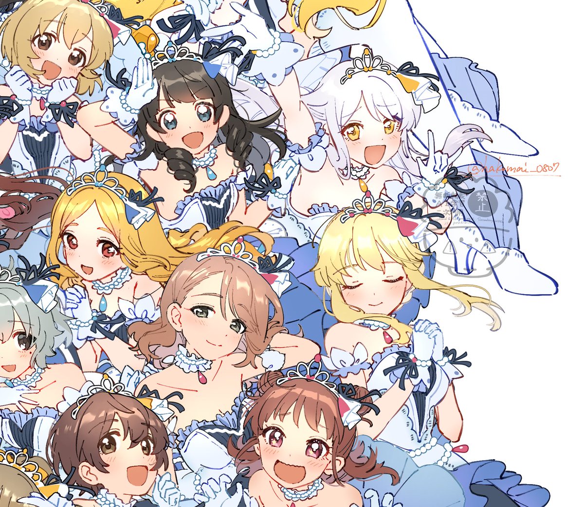 hakumai_0807's tweet photo. #デレステ10thまで100日なのでアイドル190人全員描きたい
25日目　イヴ・サンタクロース　クラリス https://t.co/wTijEenb0M