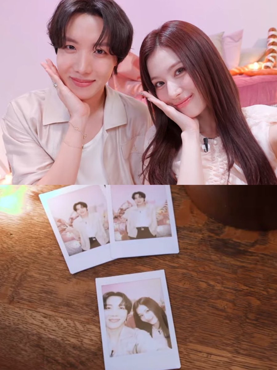 HOBI AND SANA SELCA AND POLAROIDS 🥹🩷