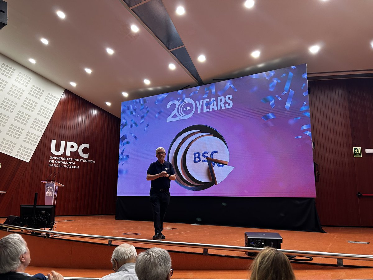 Happy to have attended the <a href="/BSC_CNS/">BSC-CNS</a> 20 years anniversary meeting today! I'm extremely honoured to be part of this Institution that has heen led by extraordinary leaders such as Mateo Valero and Pep Martorell! Hopefully we'll keep making it better during the next years! 🙌⭐️