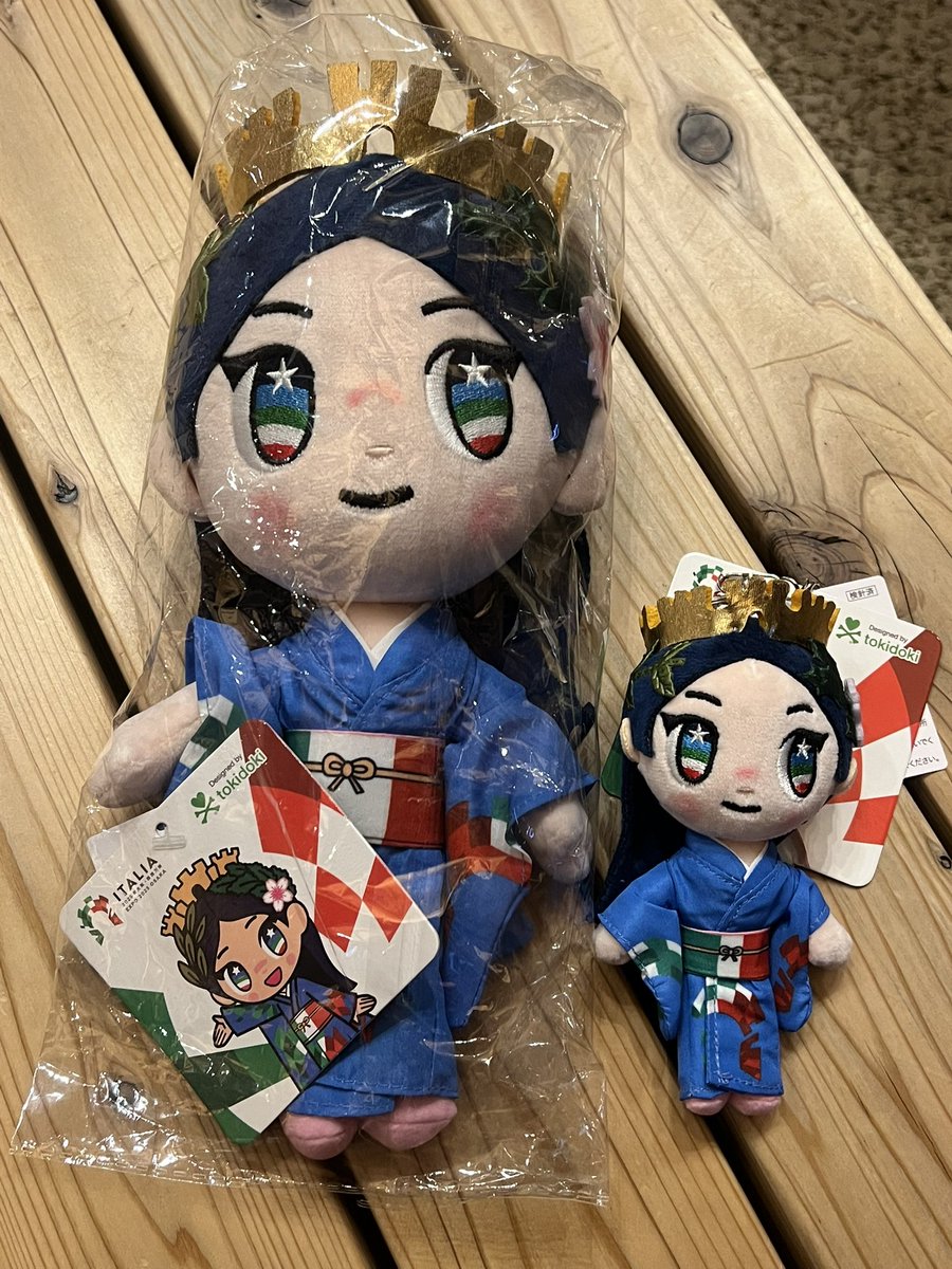 関西 expo 万博 イタリアン館 和服 ぬいぐるみ イタリアちゃん