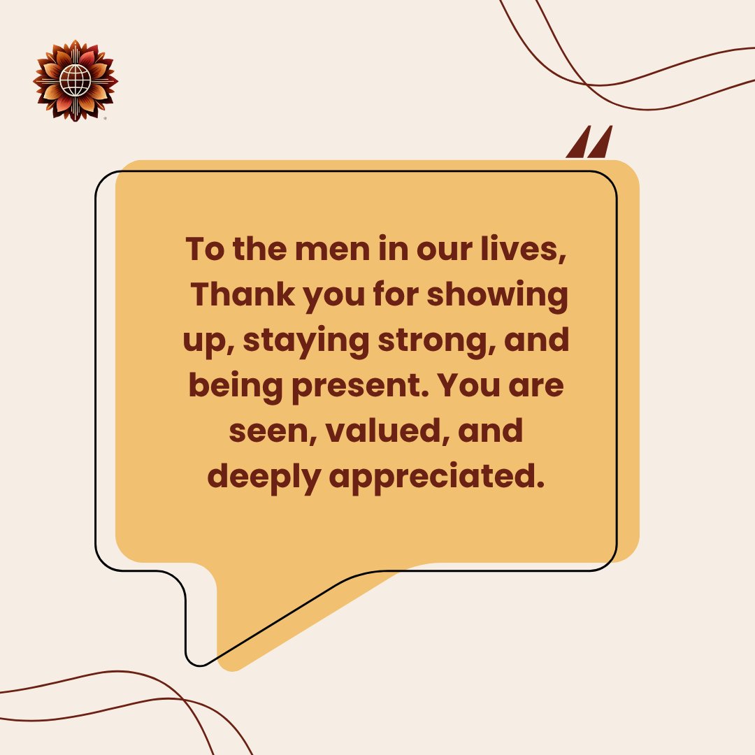 BSFMHA's tweet photo. To every man in our lives.

To our fathers, brothers, friends, partners.
Your strength, your softness, your quiet battles, your loud laughter and visible joy, we see it all.

We appreciate you more than you think.

#bloomspherefoundation #bsfmha #tothemeninourlives #menmentalhealthawareness #menmentalhealthawarenessmonth