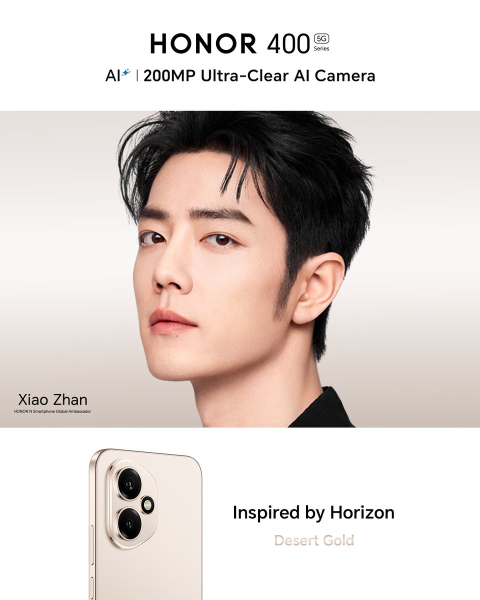 Terinspirasi dari keindahan cakrawala senja, HONOR 400 Desert Gold membuat Anda tampil semakin mewah dan memukau.
Hadir dalam waktu dekat!
#HONOR400Series #HONORIndonesia #200MPUltraClearAICamera #DesertGold