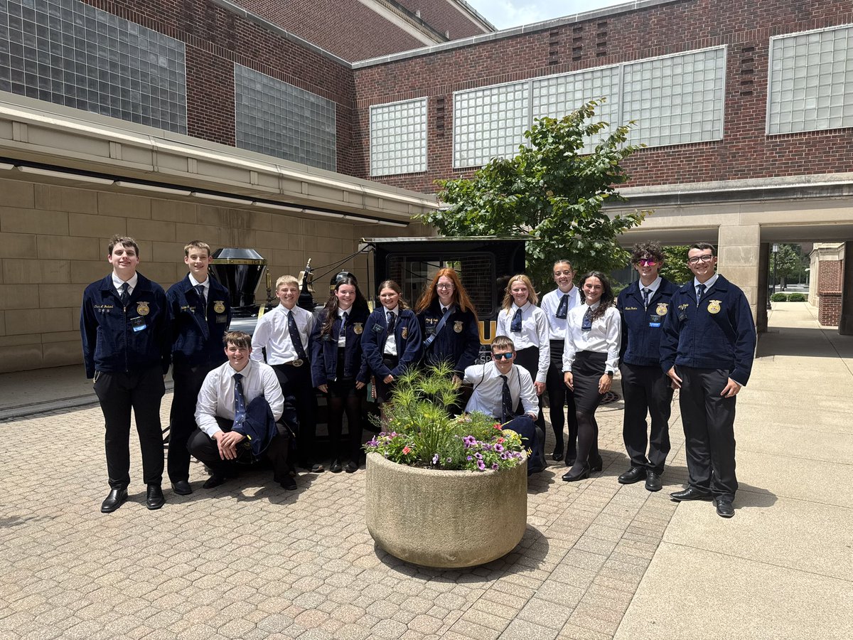 Last night 4 of our members were recognized and received their Hoosier FFA Degree! This award is the highest degree Indiana FFA can bestow upon their members.

-Claire Grimes 
-Kade Parks 
-Caden Ireland(not pictured) 
-Mitchell Shepherd (not pictured)
