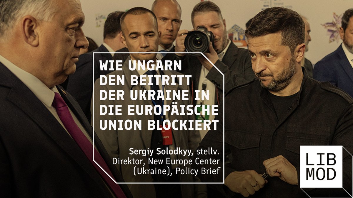 Trotz Krieg befindet sich die Ukraine 🇺🇦in beispiellosem Tempo auf ihrem Weg in die 🇪🇺Union. Damit ihr der Beitritt gelingen kann, braucht es entschiedene Unterstützung vonseiten der 🇪🇺 – und eine Lösung, wie anhaltende Blockaden seitens Victor Orbans Ungarn 🇭🇺 umgangen werden