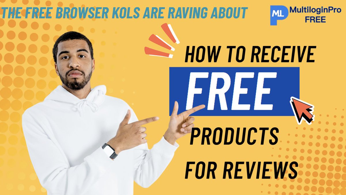 MultiLoginPro's tweet photo. How to Receive Free Products for Reviews: The Free Browser KOLs Are Raving About  #KOL https://t.co/G5ctOJRBzP  #FreeProduct #freesoftware #MultiLoginPro https://t.co/Jy5TYPMHkL
