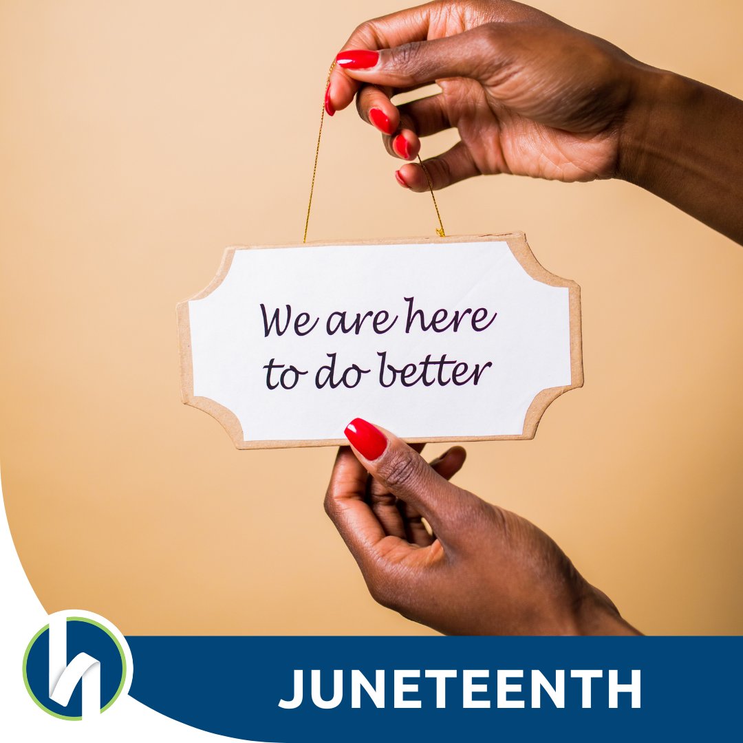 Juneteenth is a day to reflect on freedom and equality for all! We can all do better. #juneteenth #freedom #equality #thehomergroup