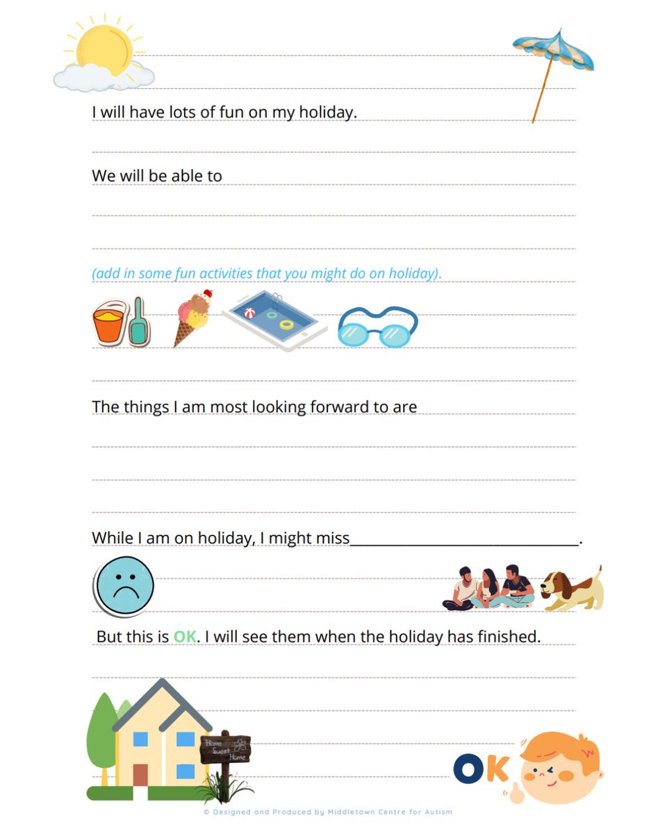 Even when a child is excited about a holiday, there can still be feelings of anxiety and uncertainty. This resource will make the event more predictable and can be read daily in the weeks prior to the holiday.

Resource: middletownautism.com/files/shares/R…