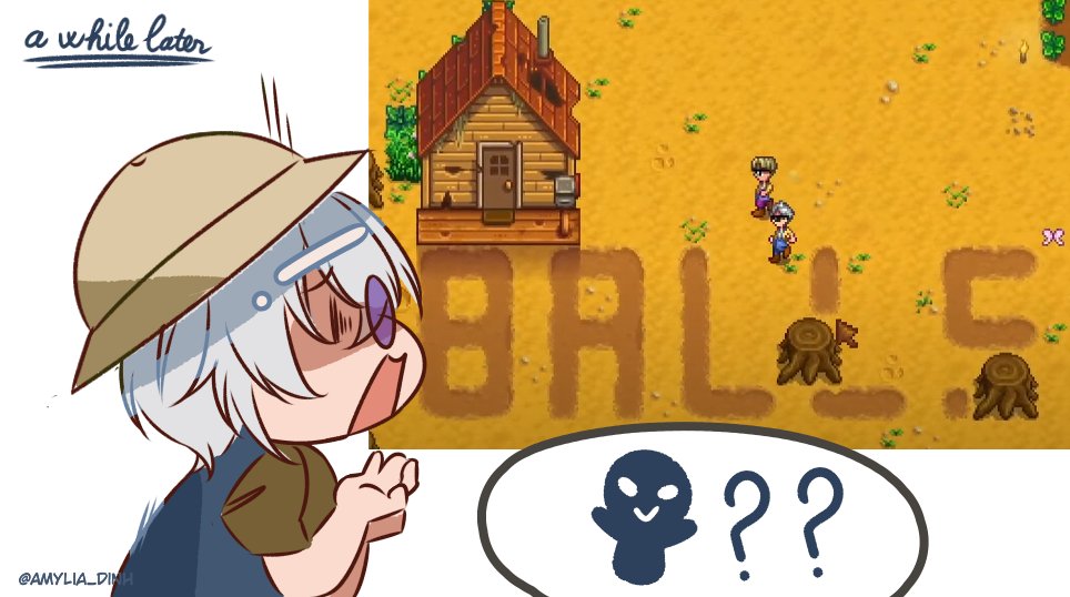 Amylia_Dinh's tweet photo. Ball5 
#drawluca #pendorART #kaepix 
this happened during the Stardew collab https://t.co/E2HUa2X5TZ