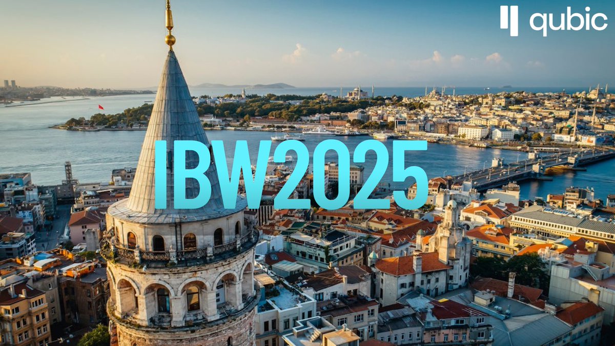 Qubic is going to Istanbul Blockchain Week 🇹🇷

Meet Qubic team at #IBW2025 — Türkiye's biggest Web3 event!

When?
● Jun 26-27, 2025. See you there!

Qubic. The Smarter Chain.
