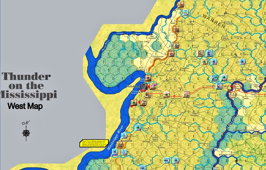 Masama (@sanchomateos) on Twitter photo Seguimos avanzando en la interesante campaña del #ThunderOnTheMississippi... turno 24 y las tropas Federales avanzan lentamente a través del loess sureño....<a href="/MultiManPub/">Multi-Man Publishing</a> <a href="/Velezwargamecon/">Bellum Omnium Wargamecon</a> #gcacwspaintour Seguimos avanzando en la interesante campaña del #ThunderOnTheMississippi... turno 24 y las tropas Federales avanzan lentamente a través del loess sureño....<a href="/MultiManPub/">Multi-Man Publishing</a> <a href="/Velezwargamecon/">Bellum Omnium Wargamecon</a> #gcacwspaintour