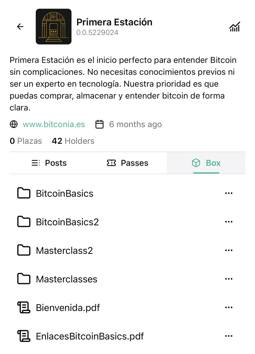 Omar Lopez ☯️ Bitcoin 🛡️ (@omarlopezbtc) on Twitter photo Dentro de cada plaza de <a href="/KabilaES/">Kábila</a> se encuentra una opción increíble. Se llama Box o Caja. En ella se puede guardar información para ofrecer a los seguidores.
En mi caso tengo un curso completo para aprender Bitcoin desde 0. Ideal para aprender a usar un monedero, comprar bitcoin Dentro de cada plaza de <a href="/KabilaES/">Kábila</a> se encuentra una opción increíble. Se llama Box o Caja. En ella se puede guardar información para ofrecer a los seguidores.
En mi caso tengo un curso completo para aprender Bitcoin desde 0. Ideal para aprender a usar un monedero, comprar bitcoin