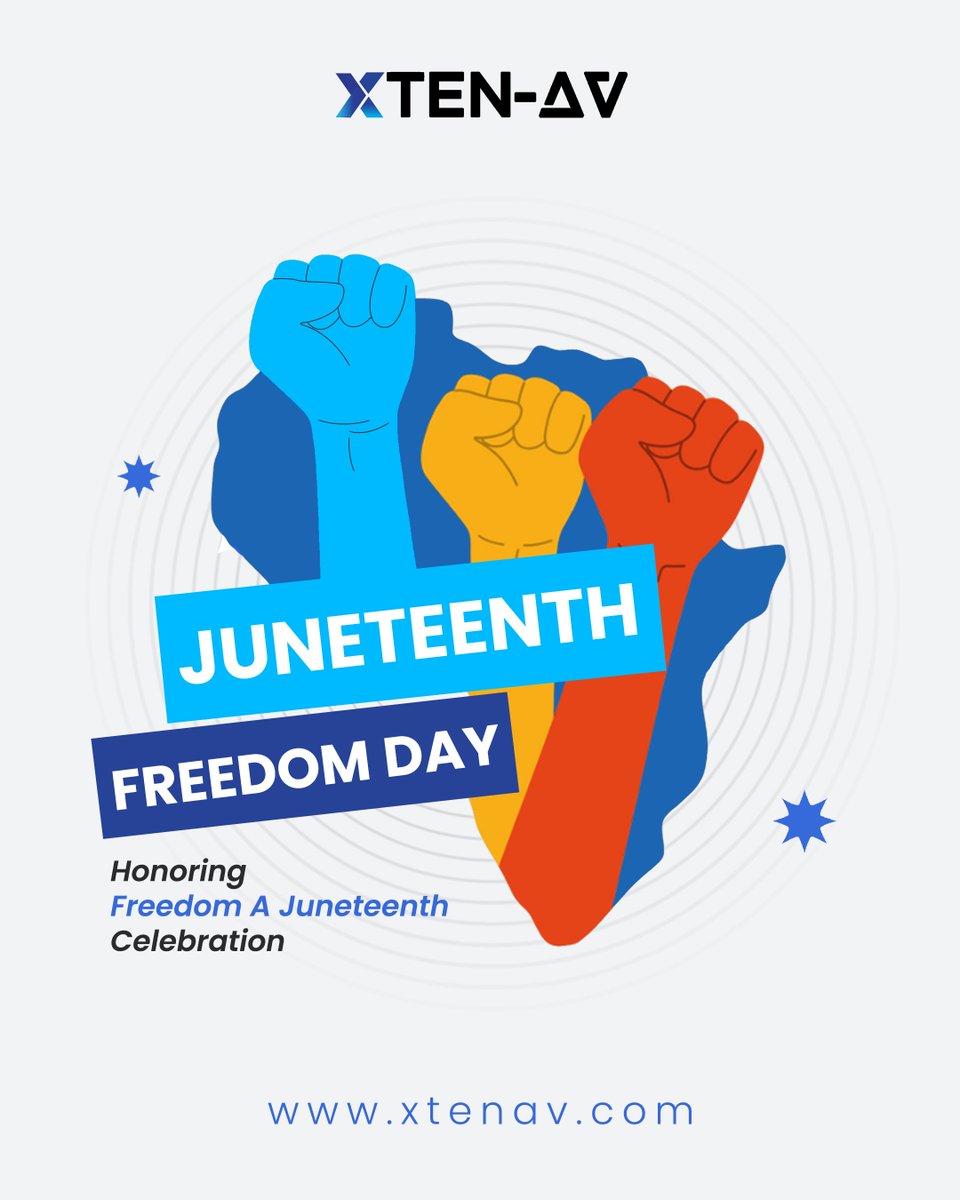 Today we honor freedom, progress, and the power of every voice.
Happy Juneteenth from all of us at XTEN-AV.
#Juneteenth #FreedomDay #XTENAV
