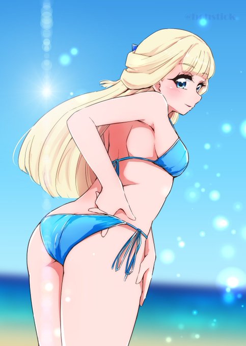 真夏になったのでユキの水着を用意しました 