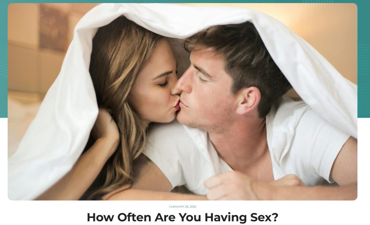 Simon Dube, PhD (@scidub11) on Twitter photo 𝗬𝗼𝘂𝗿 𝗗𝗮𝗶𝗹𝘆 𝗗𝗼𝘀𝗲 𝗼𝗳 𝗦𝗰𝗶𝗲𝗻𝗰𝗲
Romantic love doesn’t seem to impact how often couples do it.
Learn more in this <a href="/leshawinstitute/">Le Shaw Institute</a> article: leshaw.com/how-often-are-…
Full paper: tandfonline.com/doi/full/10.10…
#Love #Frequency #YourDailyDoseOfScience 𝗬𝗼𝘂𝗿 𝗗𝗮𝗶𝗹𝘆 𝗗𝗼𝘀𝗲 𝗼𝗳 𝗦𝗰𝗶𝗲𝗻𝗰𝗲
Romantic love doesn’t seem to impact how often couples do it.
Learn more in this <a href="/leshawinstitute/">Le Shaw Institute</a> article: leshaw.com/how-often-are-…
Full paper: tandfonline.com/doi/full/10.10…
#Love #Frequency #YourDailyDoseOfScience