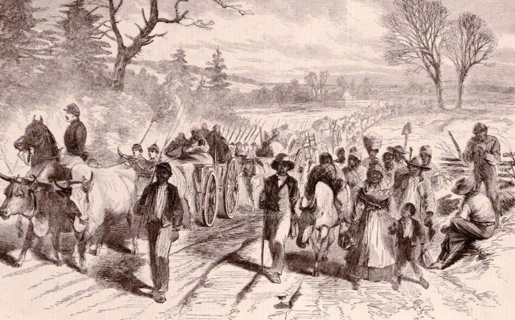 #EmancipationDay. #Juneteenth. The #13thAmendment. These mark different milestones in the long road to freedom for enslaved people in the United States.

Read more about how North Carolinians experienced and commemorated freedom in our Museum Musings blog. bit.ly/3TsWNKm