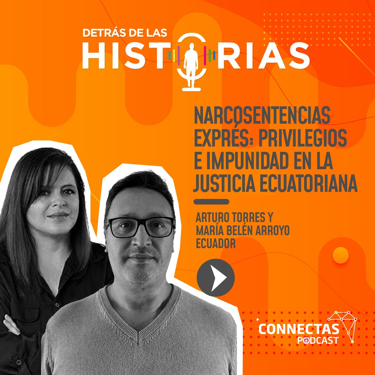 CONNECTASLab (@connectaslab) on Twitter photo 🎧#Pódcast l En #DetrásDeLasHistorias los periodistas <a href="/Cascabelito09/">Arturo Torres</a> y <a href="/MariaBelenArro1/">María Belén Arroyo A</a> entregan detalles sobre los jueces que fueron llevados ante los tribunales por beneficiar a sentenciados por narcotráfico y delitos graves en 🇪🇨.
Escúchalos aquí▶️open.spotify.com/episode/1gr9mZ… 🎧#Pódcast l En #DetrásDeLasHistorias los periodistas <a href="/Cascabelito09/">Arturo Torres</a> y <a href="/MariaBelenArro1/">María Belén Arroyo A</a> entregan detalles sobre los jueces que fueron llevados ante los tribunales por beneficiar a sentenciados por narcotráfico y delitos graves en 🇪🇨.
Escúchalos aquí▶️open.spotify.com/episode/1gr9mZ…
