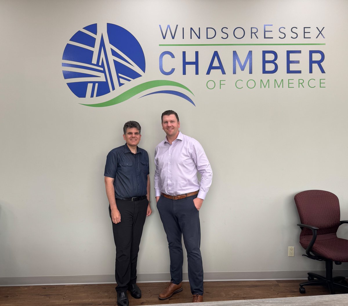 Andrew Dowie (@andrewdowiempp) on Twitter photo Great meeting with Ryan Donally, CEO of the Windsor-Essex Chamber of Commerce, to discuss local business priorities and economic growth. Grateful for the Chamber’s leadership and commitment to our region.
<a href="/WERCofC/">Windsor Essex Chamber of Commerce</a> Great meeting with Ryan Donally, CEO of the Windsor-Essex Chamber of Commerce, to discuss local business priorities and economic growth. Grateful for the Chamber’s leadership and commitment to our region.
<a href="/WERCofC/">Windsor Essex Chamber of Commerce</a>