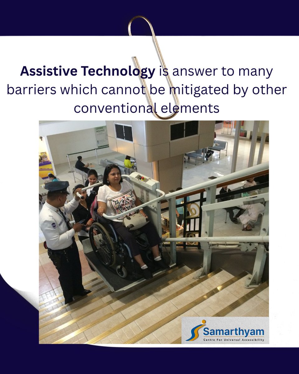 What difference #AssistiveTech can bring in lives of persons with #disabilities &amp; senior citizens?
It's very obvious that some times conventional elements cannot be provided during retrofitting, hence #AT provides independence, safety and dignity thereby promoting quality life