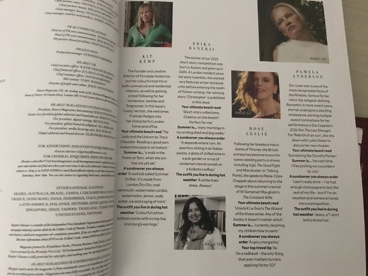 So delighted to have won the 2025 <a href="/BazaarUK/">BazaarUK</a> short story prize. Thank you to the brilliant judges <a href="/benokri/">Ben Okri</a> <a href="/sarahwaters/">sarahwaters</a> <a href="/ericawag/">Erica Wagner</a> <a href="/CarolinePFD/">Caroline Michel</a> #lydiaslater #helena Lee and everyone <a href="/BazaarUK/">BazaarUK</a>