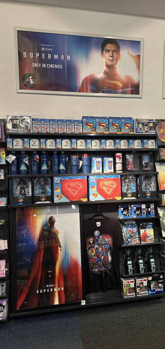 Is it a bird?
Is it a plane?

No! It’s a new #Superman promo space!

Check out the merch and more in store or if you’ve spotted anything on our site we can order it for you through hmv Delivers

#DC