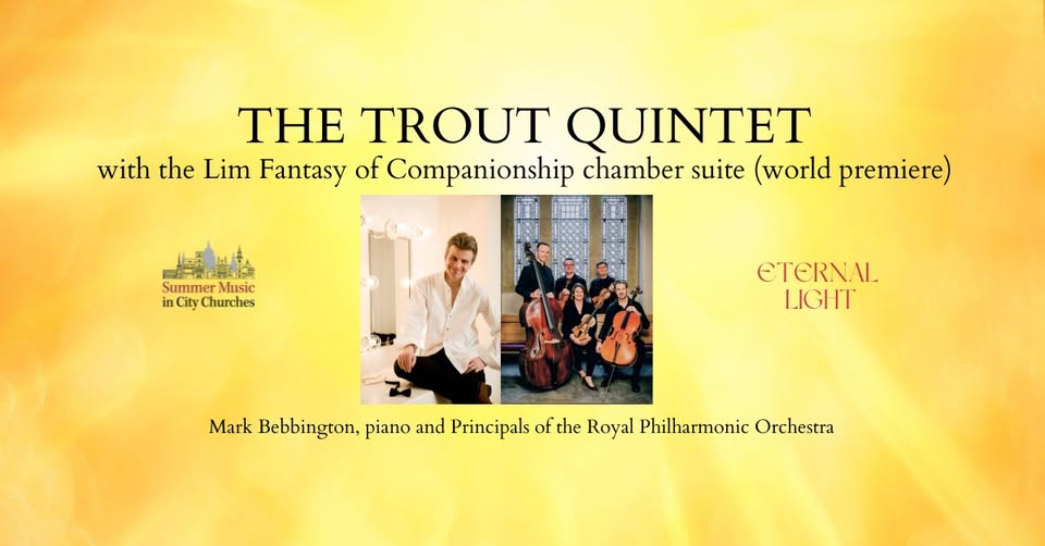 Mark Bebbington (@mbebbington2) on Twitter photo Thursday 19 June 2025, 19:30 at St Giles Cripplegate EC2Y 8DA, as part of Summer Music in City Churches - works by MANU MARTIN, POULENC, IRELAND and SCHUBERT's āTroutā Quintet. Mark Bebbington, piano and Principals of <a href="/royalphilorch/">Royal Philharmonic Orchestra</a> summermusiccitychurches.com/event-details/⦠Thursday 19 June 2025, 19:30 at St Giles Cripplegate EC2Y 8DA, as part of Summer Music in City Churches - works by MANU MARTIN, POULENC, IRELAND and SCHUBERT's āTroutā Quintet. Mark Bebbington, piano and Principals of <a href="/royalphilorch/">Royal Philharmonic Orchestra</a> summermusiccitychurches.com/event-details/ā¦