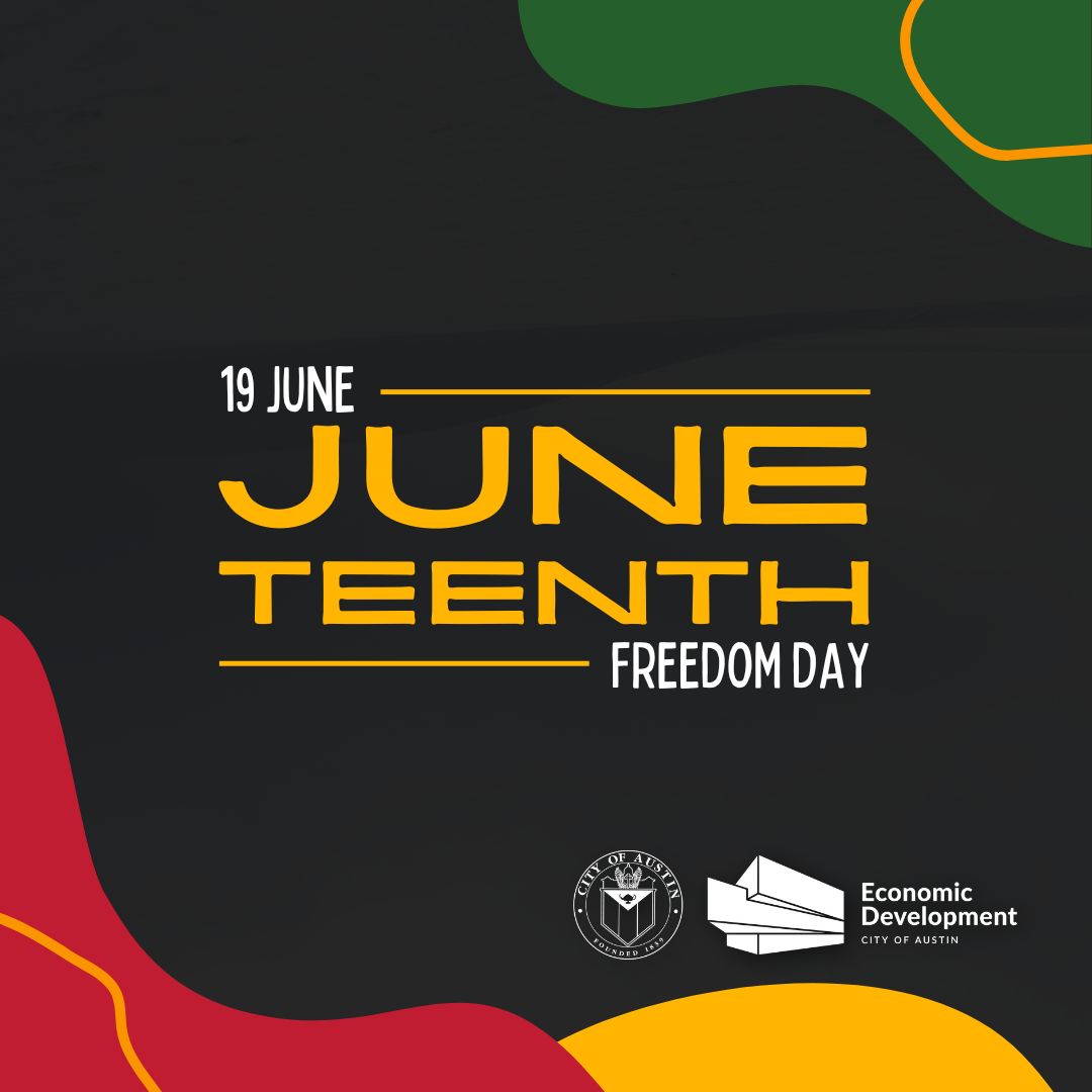 The City of Austin offices are closed today in observance of the Juneteenth holiday.