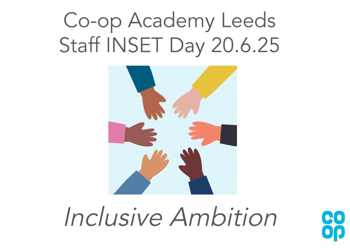 We're looking forward to our Rollover Staff INSET day tomorrow with a focus on Inclusive Ambition!

We'll be learning more about anti-racism, relational practice, SEND discrimination and inclusive teaching to continue developing the fabulous team in our truly inclusive academy!