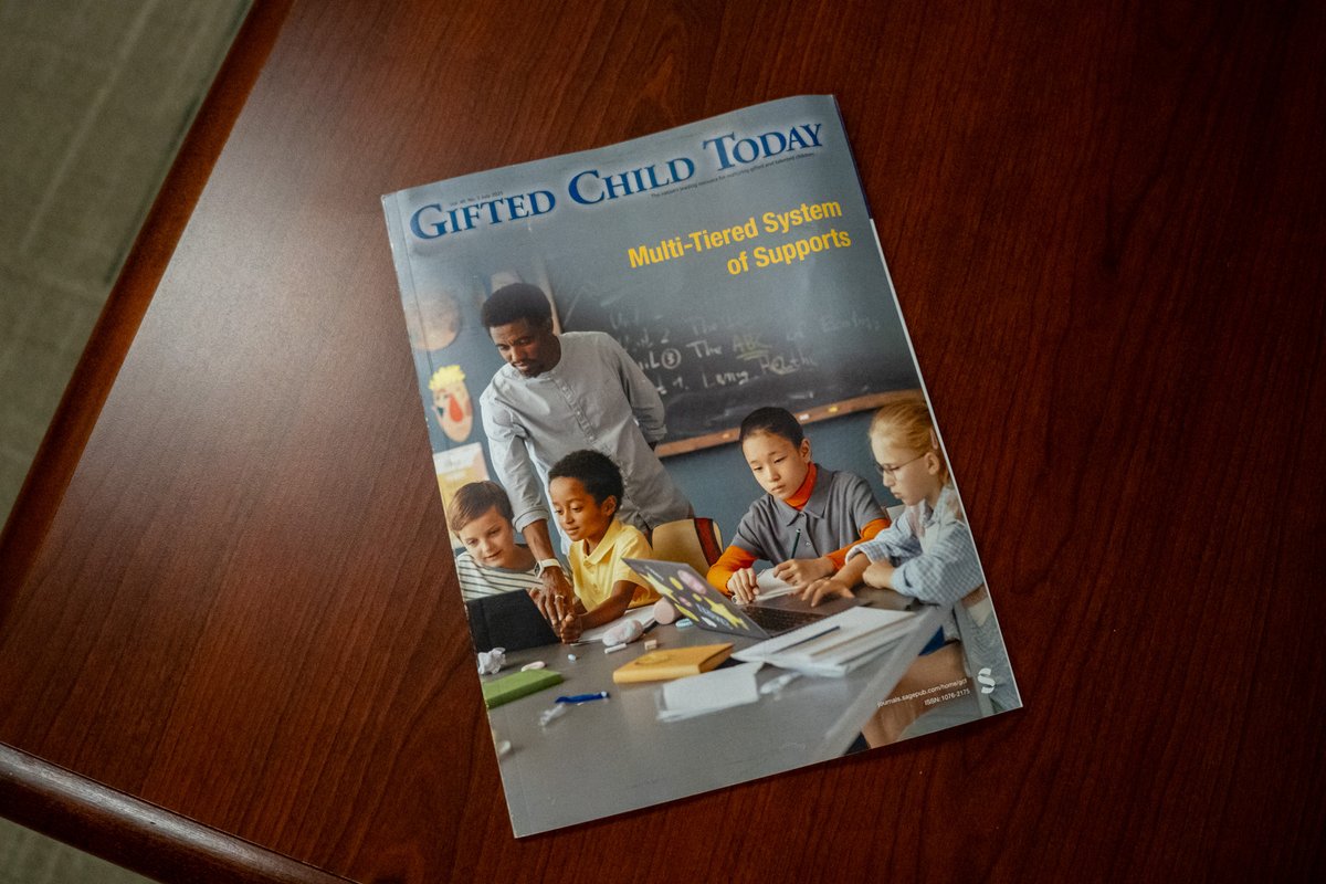 jlrgifted's tweet image. Wendy Behrens and I were co-editors of this special issue of Gifted Child Today which focuses on Multi-Tiered System of Supports (MTSS). Happy to see the issue arrive in my mailbox! @wku @WKUCEBS @GattonAcademy @GiftedStudies @NAGC @KAGEgifted