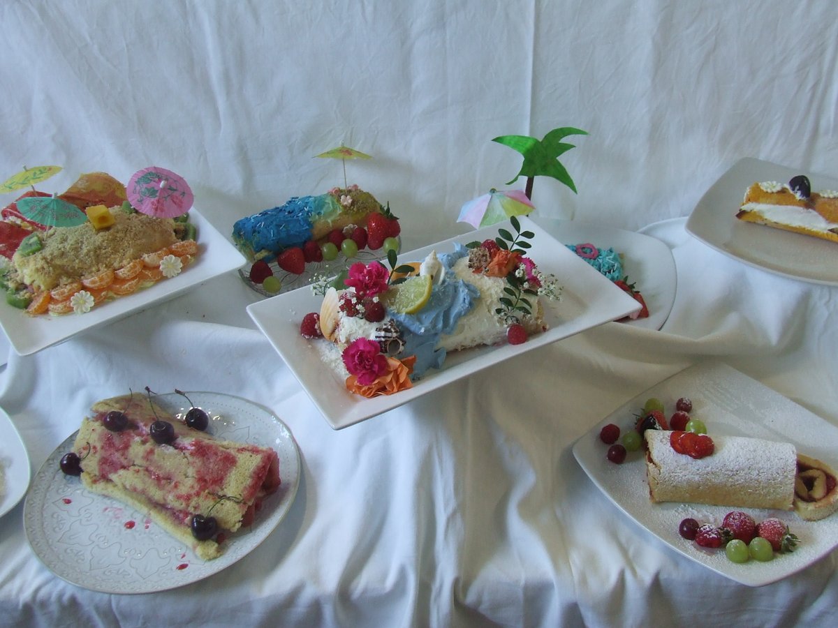 Show -stopping entry at this year's Inter-House Year 9 great British Bake-Off Competition 2025

The challenge? To whip up a Swiss roll with a ‘Summer’ theme. And wow — did they deliver! 

Our star baker this year is Angelika with her show-stopping entry!